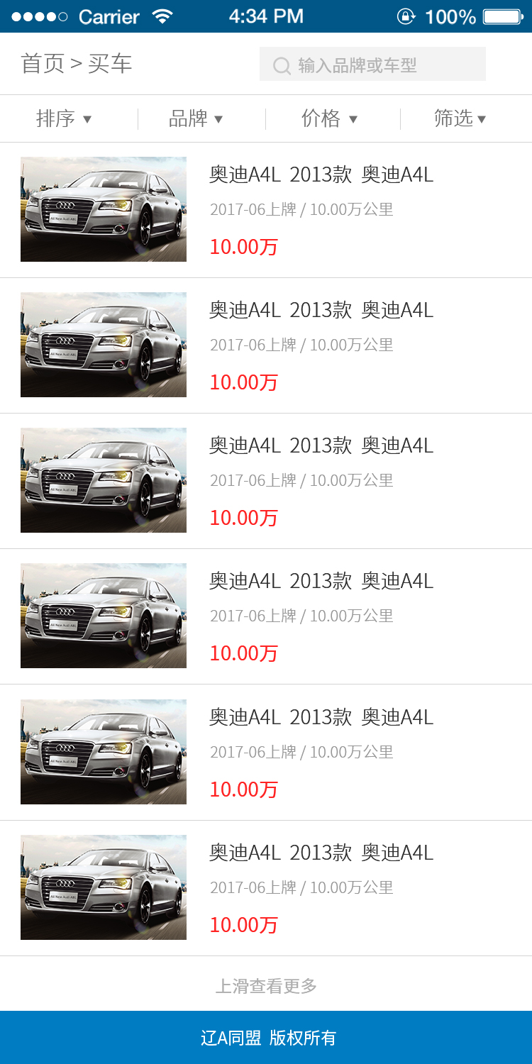 沈陽塔灣遼A二手車交易平臺_效果圖6