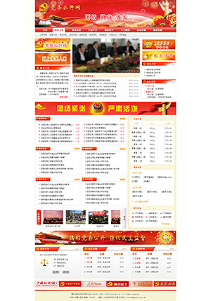 黨政公開網網站設計效果圖